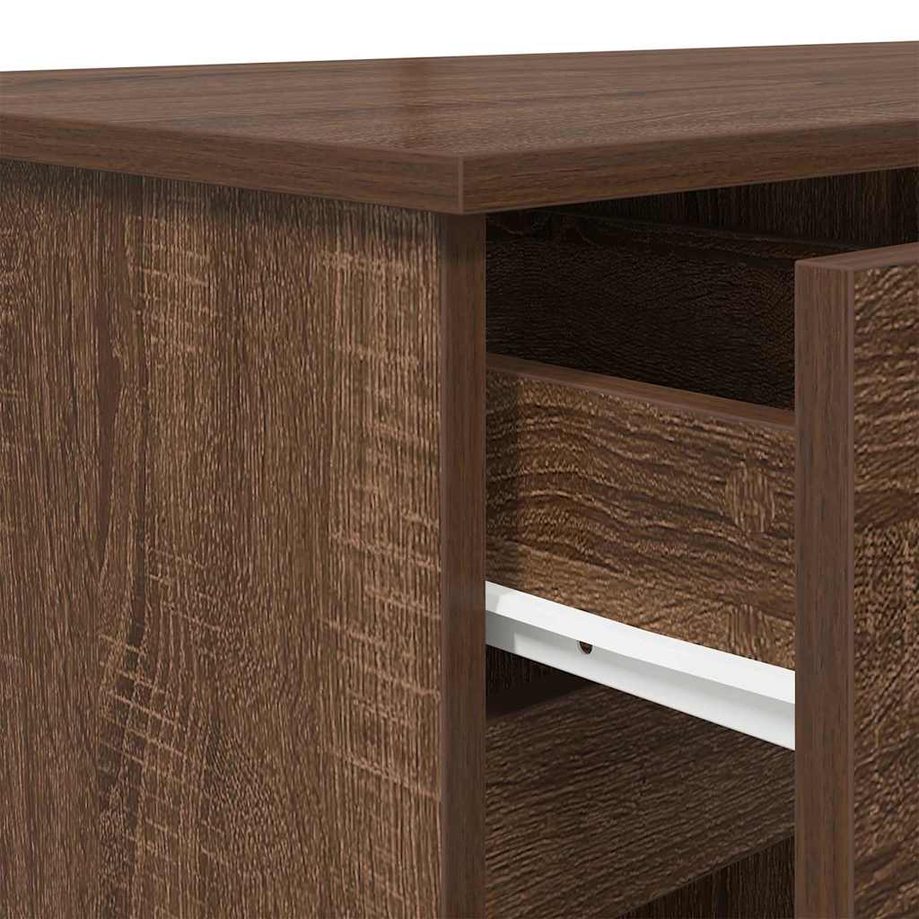 Γραφείο Καφέ δρυς Επεξεργασμένο ξύλο 140 x 49 x 76 εκ. - Pakobazaar