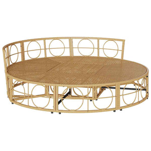 Εξωτερική Lounge κρεβάτι χωρίς θόλο Poly Rattan