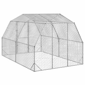 Chicken Run 2,5x4x2,25 m Γαλβανισμένος χάλυβας