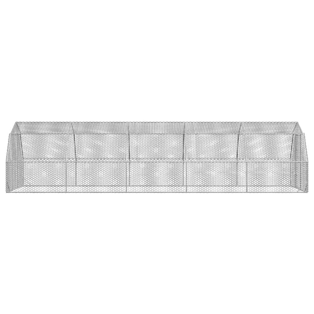 Τρέξιμο για κοτόπουλα 2,5x10x2,25 μ. από Γαλβ. Χάλυβα