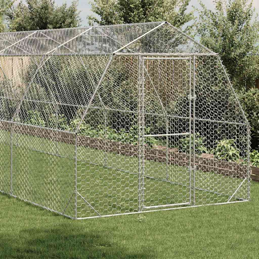 Τρέξιμο για κοτόπουλα 2,5x12x2,25 μ. από Γαλβ. Χάλυβα