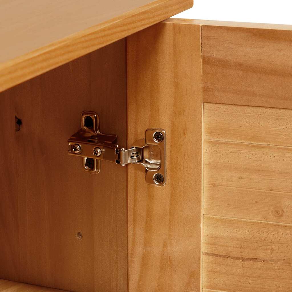 Σετ Επίπλων Μπάνιου με ράφι VIGO 2 pcs Καφέ και Μέλι Καφέ