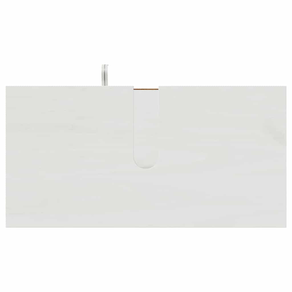 Σετ Επίπλων Μπάνιου 4 pcs Αντίκες Λευκό Στερεά ξυλεία πεύκου