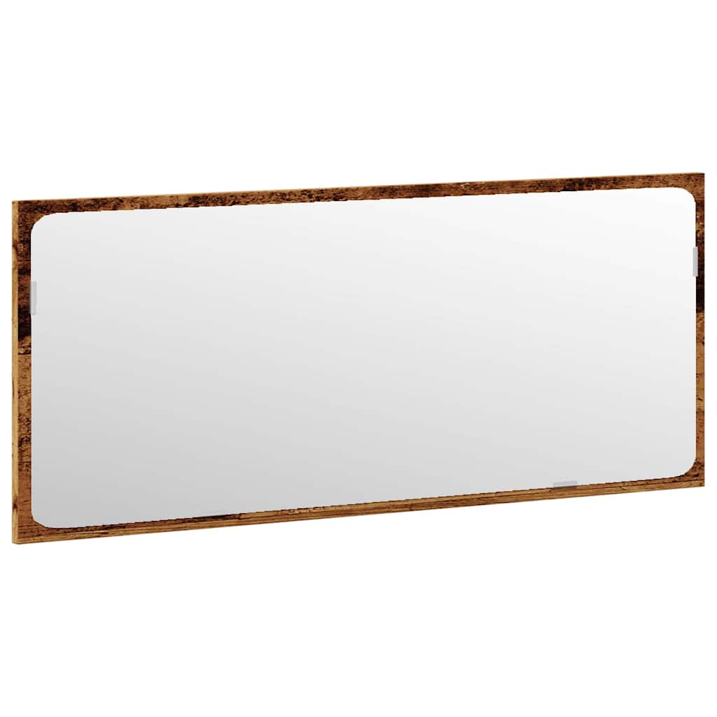 Σετ Επίπλων Μπάνιου 4Τεμαχίων Παλιό Ξύλο από Επεξεργασμένο Ξύλο