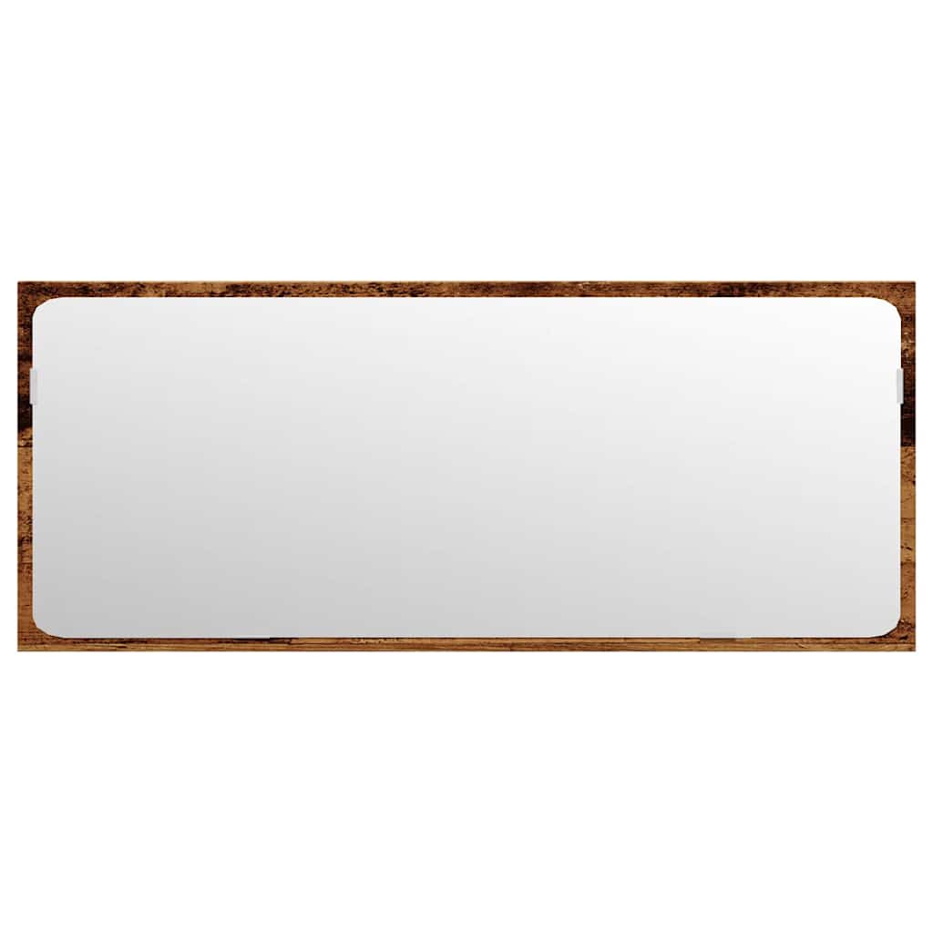 Σετ Επίπλων Μπάνιου 4Τεμαχίων Παλιό Ξύλο από Επεξεργασμένο Ξύλο