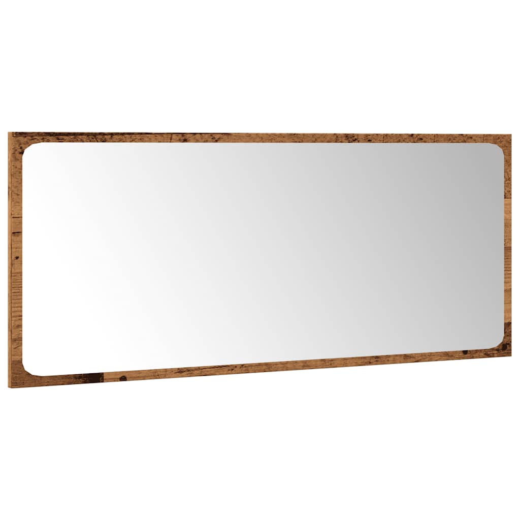 Σετ Επίπλων Μπάνιου 5Τεμαχίων Παλιό Ξύλο από Επεξεργασμένο Ξύλο - Pakobazaar