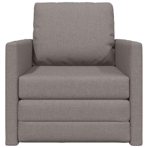Κρεβάτι καναπές Taupe 74 x 77 x 81 εκ. ύφασμα