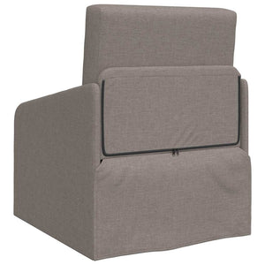 Κρεβάτι καναπές 60cm Taupe ύφασμα - Pakobazaar