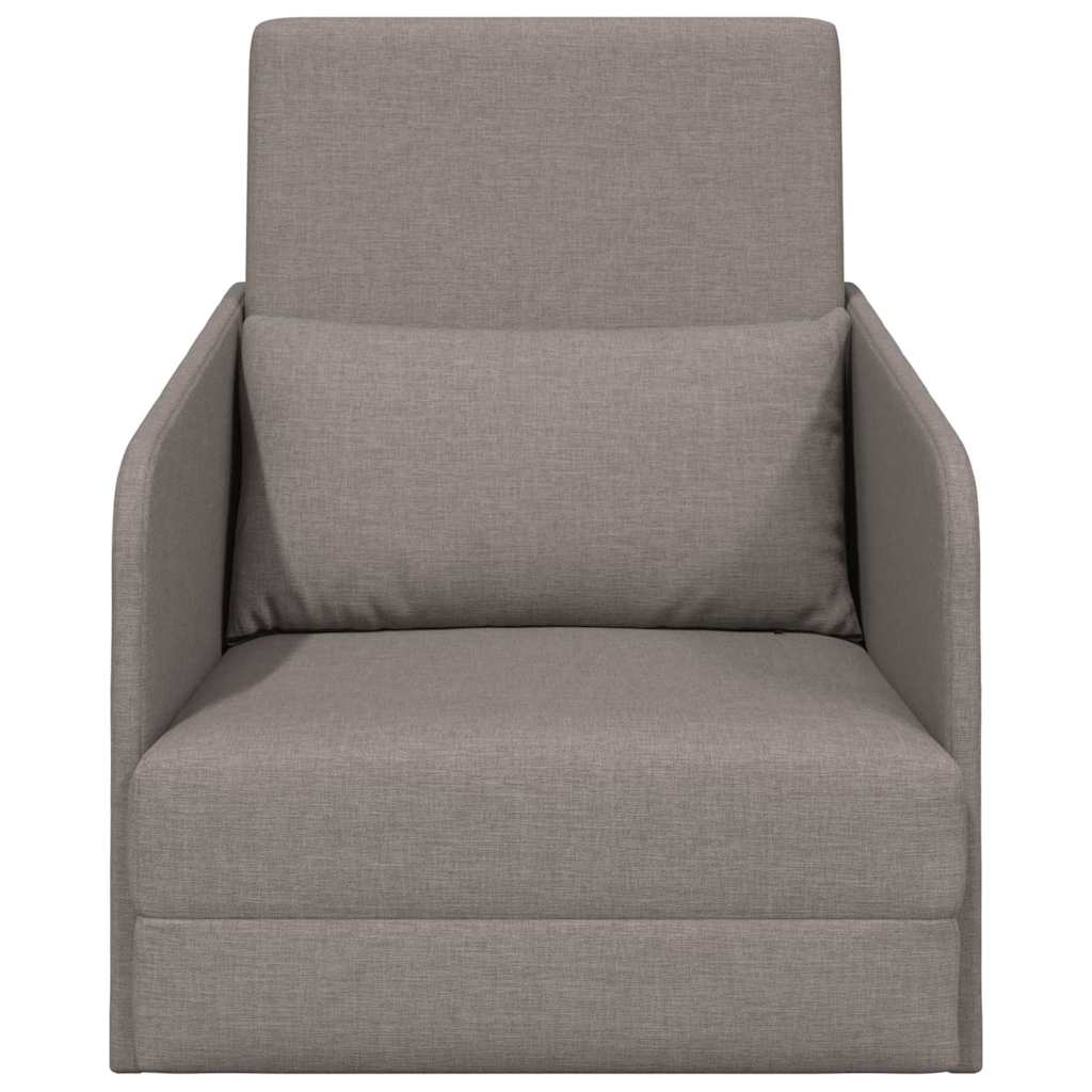 Κρεβάτι καναπές 60cm Taupe ύφασμα - Pakobazaar