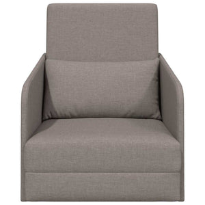 Κρεβάτι καναπές 60cm Taupe ύφασμα - Pakobazaar