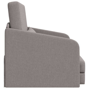 Κρεβάτι καναπές 60cm Taupe ύφασμα - Pakobazaar