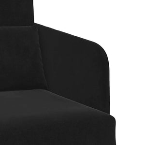 Κρεβάτι καναπές Μαύρο 65 x 80 x 83 εκ. Βελούδο - Pakobazaar