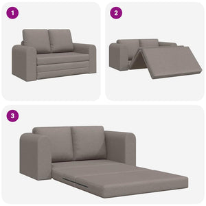 Κρεβάτι καναπές 60cm Taupe ύφασμα