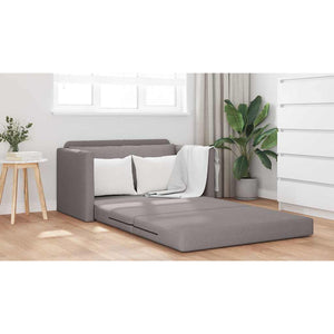 Κρεβάτι καναπές Taupe 124 x 71 x 78 εκ ύφασμα