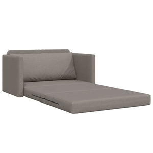 Κρεβάτι καναπές Taupe 124 x 71 x 78 εκ ύφασμα