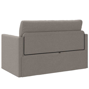 Κρεβάτι καναπές Taupe 124 x 71 x 78 εκ ύφασμα