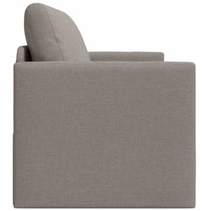 Κρεβάτι καναπές Taupe 124 x 71 x 78 εκ ύφασμα