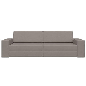 Κρεβάτι καναπές 200cm Taupe ύφασμα - Pakobazaar