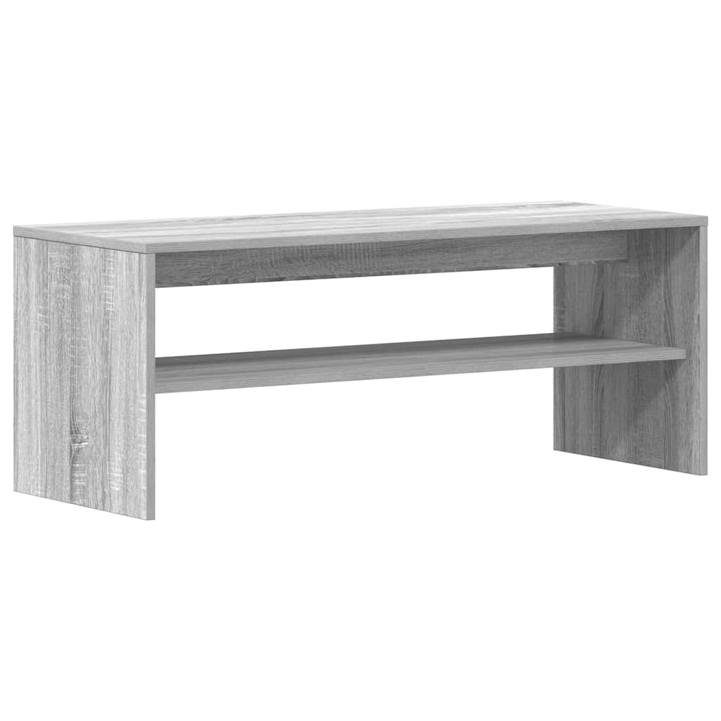 Έπιπλο Τηλεόρασης Γκρι Sonoma 100x40x40 εκ. από Επεξεργ. Ξύλο - Pakobazaar