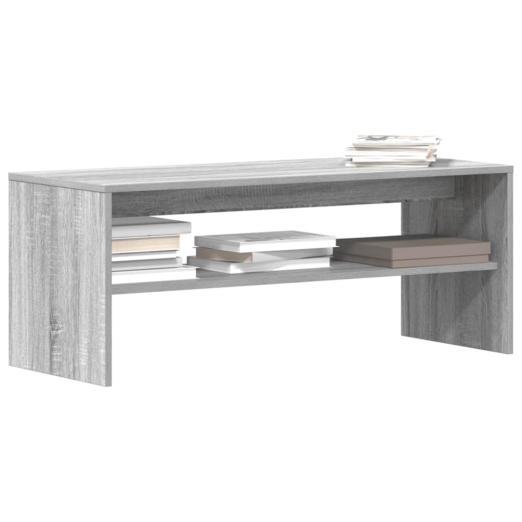 Έπιπλο Τηλεόρασης Γκρι Sonoma 100x40x40 εκ. από Επεξεργ. Ξύλο - Pakobazaar