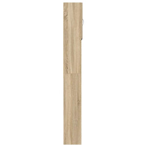 Ντουλάπι Πλυντηρίου Χρώμα Sonoma Δρυς 64x24x190 εκ Επεξ. Ξύλο - Pakobazaar
