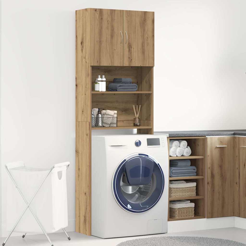 Ντουλάπι πλυντηρίου ρούχων Artisan Oak Κατασκευασμένο ξύλο - Pakobazaar