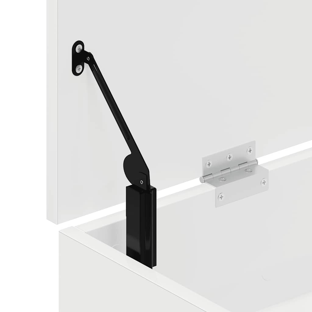 Πάγκος παπουτσιών  Λευκό 102x30,5x45 cm Κατασκευασμένο ξύλο