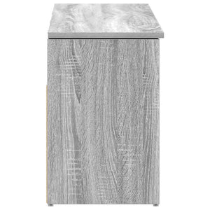 Πάγκος παπουτσιών  Γκρι Sonoma 102x30,5x45cm Κατασκευασμένο ξύλο