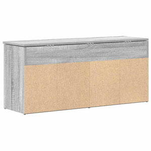 Πάγκος παπουτσιών  Γκρι Sonoma 102x30,5x45cm Κατασκευασμένο ξύλο