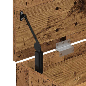 Πάγκος παπουτσιών  Παλαιό ξύλο 102x30,5x45 cm Ξύλο μηχανής