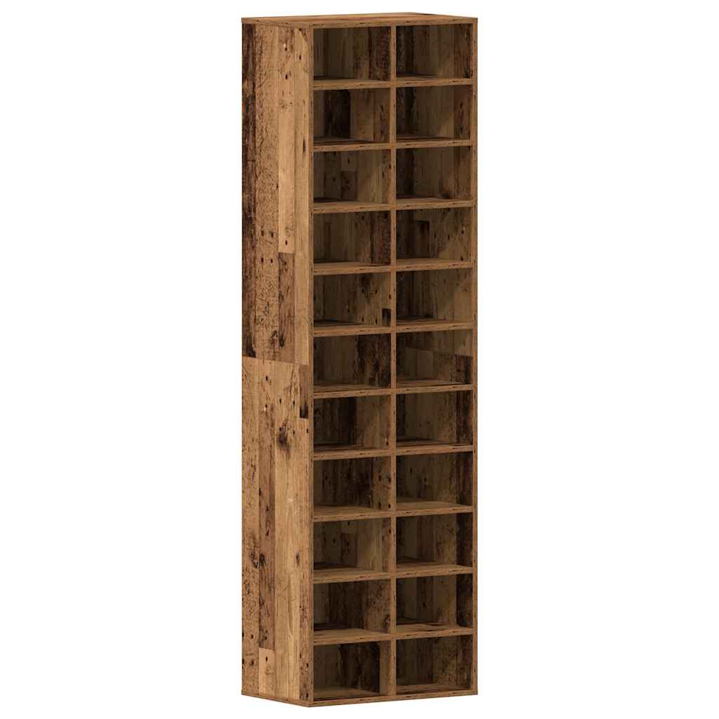 ντουλάπι παπουτσιών  Παλιό ξύλο 54x34x183 cm Κατασκευασμένο ξύλο - Pakobazaar