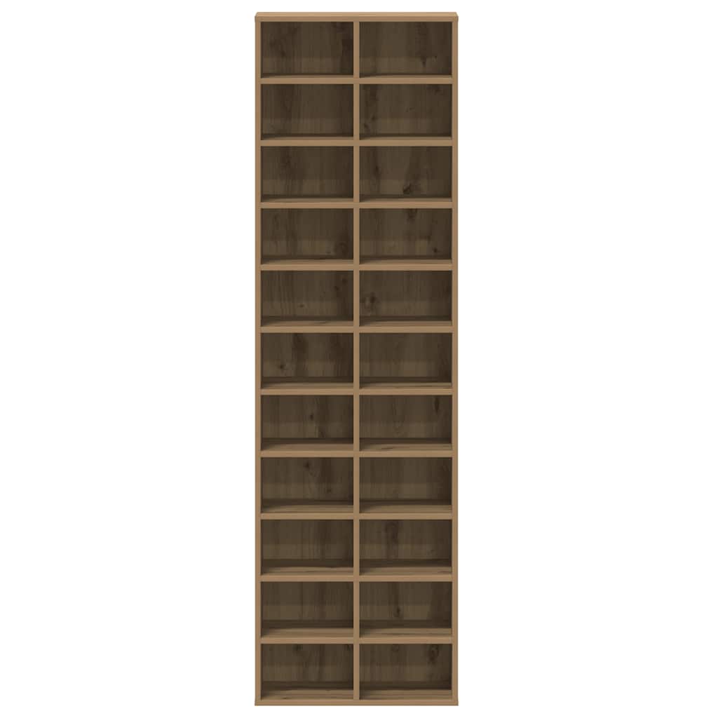 Ντουλάπι παπουτσιών Artisan Oak 54x34x183cm Κατασκευασμένο ξύλο - Pakobazaar