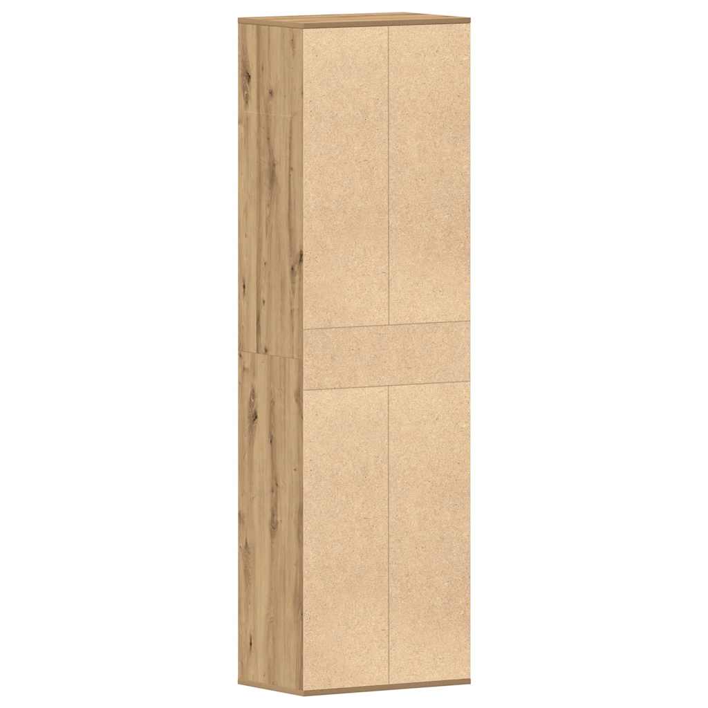 Ντουλάπι παπουτσιών Artisan Oak 54x34x183cm Κατασκευασμένο ξύλο - Pakobazaar