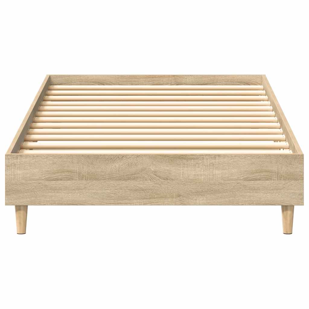 Πλαίσιο κρεβατιού χωρίς στρώμα Sonoma Oak 100x200 cm - Pakobazaar