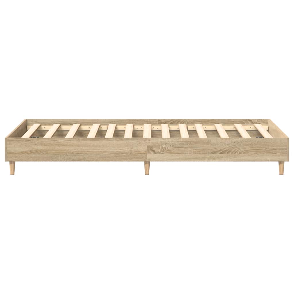 Πλαίσιο κρεβατιού χωρίς στρώμα Sonoma Oak 100x200 cm - Pakobazaar