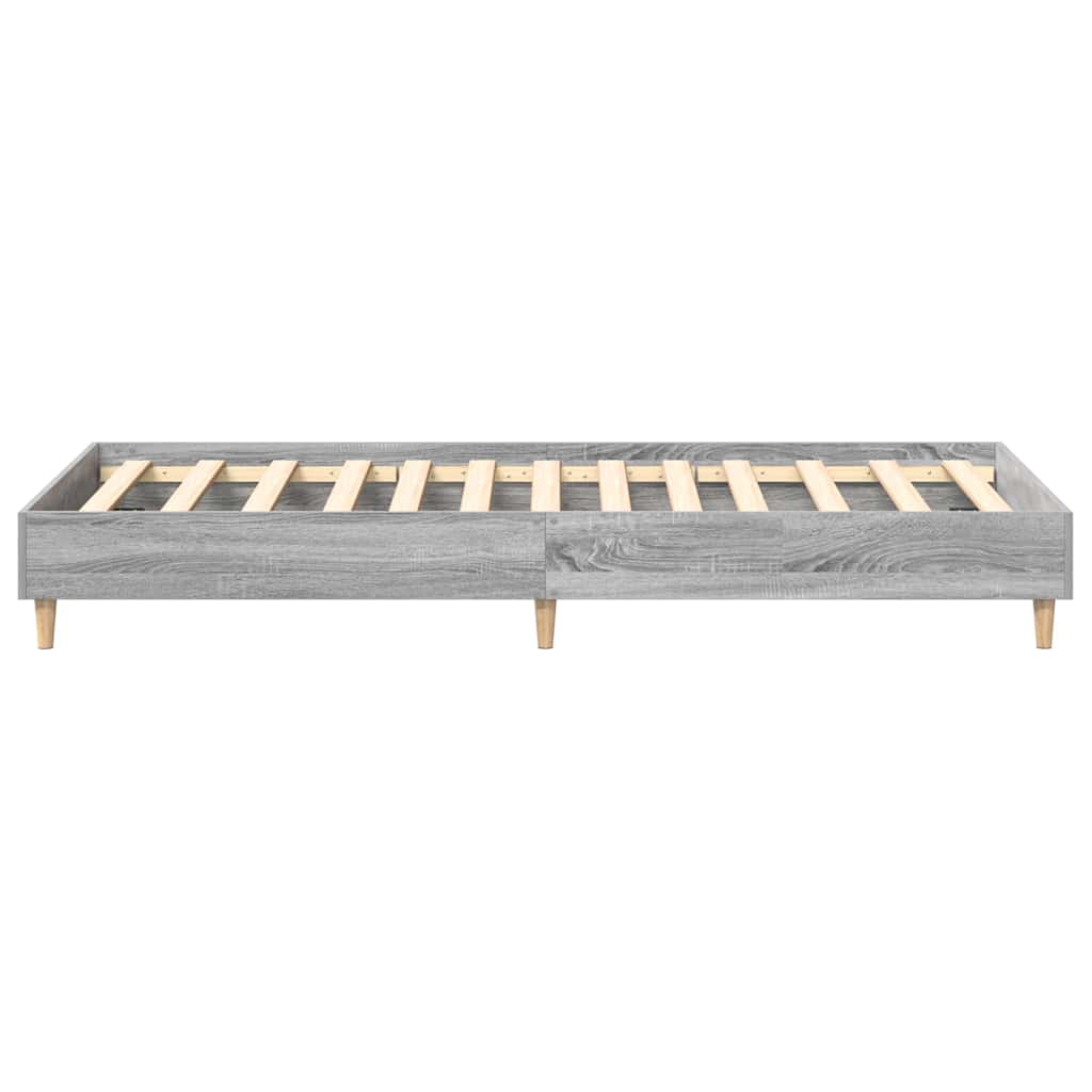 Πλαίσιο κρεβατιού χωρίς στρώμα Γκρι Sonoma 100x200 cm