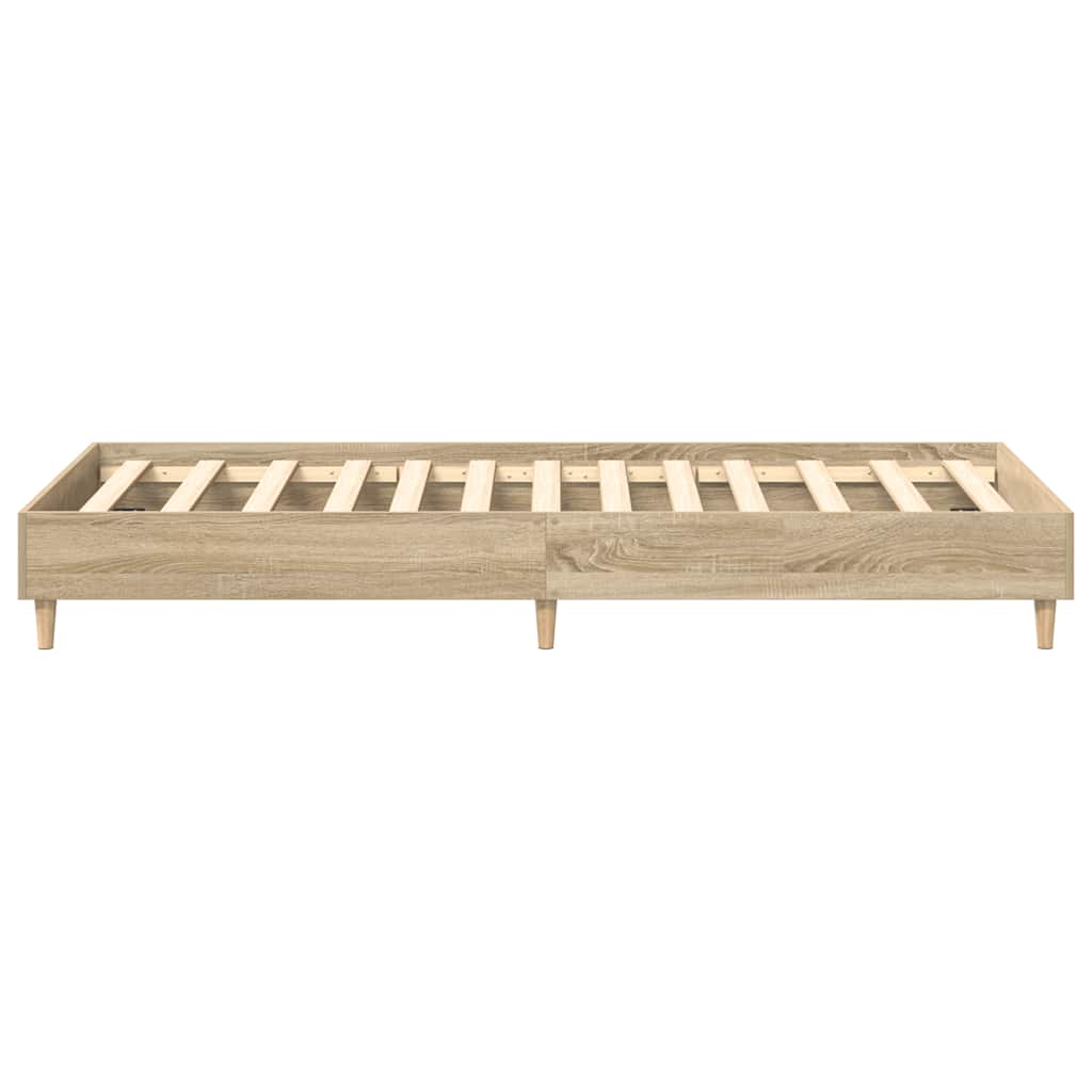 Πλαίσιο κρεβατιού χωρίς στρώμα Sonoma Oak 90x200 cm - Pakobazaar