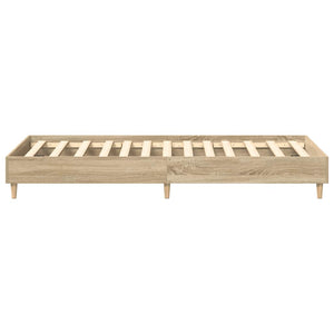 Πλαίσιο κρεβατιού χωρίς στρώμα Sonoma Oak 90x200 cm - Pakobazaar