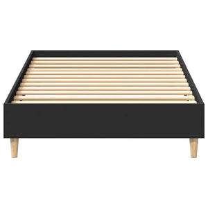 Πλαίσιο κρεβατιού χωρίς στρώμα Μαύρο 90x190 cm