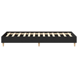 Πλαίσιο κρεβατιού χωρίς στρώμα Μαύρο 90x190 cm