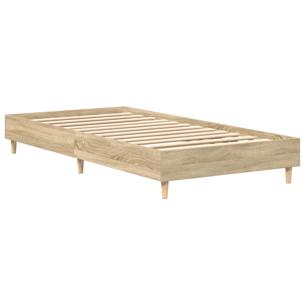 Πλαίσιο κρεβατιού χωρίς στρώμα Sonoma Oak 90x190 cm - Pakobazaar