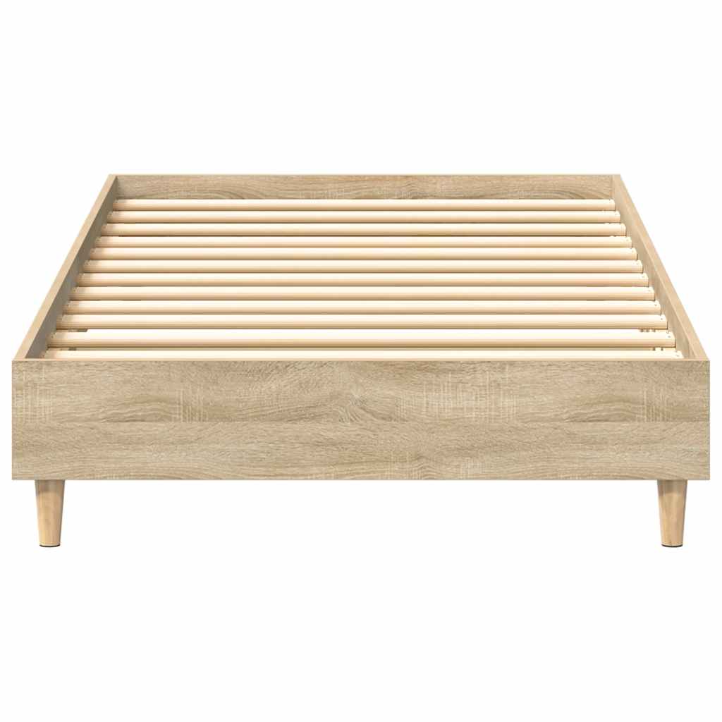 Πλαίσιο κρεβατιού χωρίς στρώμα Sonoma Oak 90x190 cm - Pakobazaar