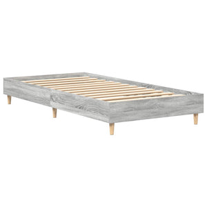 Πλαίσιο κρεβατιού χωρίς στρώμα Grey Sonoma 90x190 cm - Pakobazaar