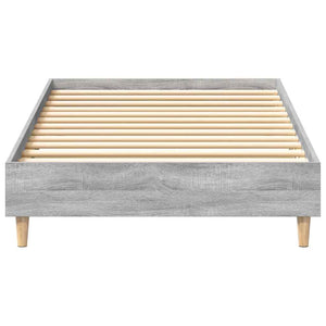 Πλαίσιο κρεβατιού χωρίς στρώμα Grey Sonoma 90x190 cm - Pakobazaar
