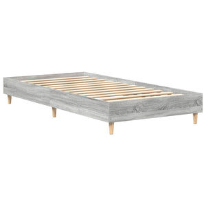 Πλαίσιο κρεβατιού χωρίς στρώμα Grey Sonoma 90x190 cm - Pakobazaar