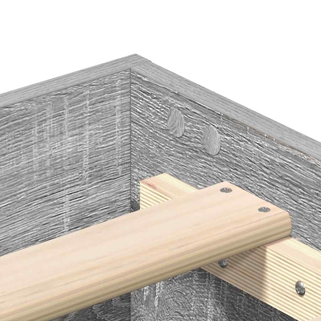 Πλαίσιο κρεβατιού χωρίς στρώμα Grey Sonoma 90x190 cm