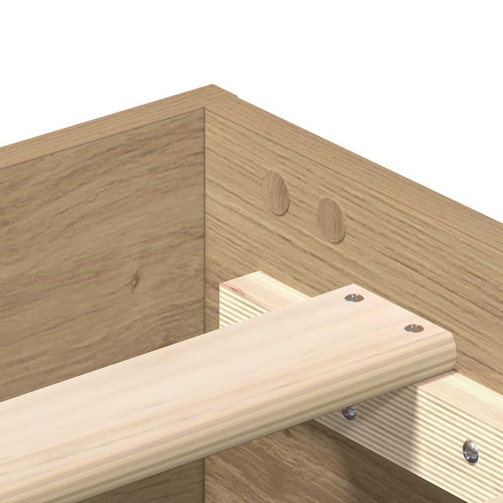 Πλαίσιο κρεβατιού χωρίς στρώμα Artisan Oak 90x190 cm