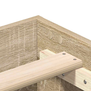 Πλαίσιο κρεβατιού χωρίς στρώμα Sonoma Oak 75x190 cm