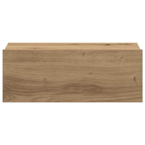 Κομοδίνα Κρεμαστά Καφέ Δρυς 40x31x27 εκ. Επεξεργ. Ξύλο - Pakobazaar