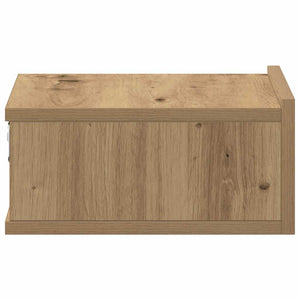 Κομοδίνα Κρεμαστά Καφέ Δρυς 40x31x27 εκ. Επεξεργ. Ξύλο - Pakobazaar